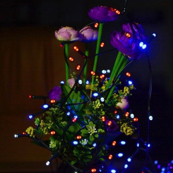 Solar LED String Lights Outside Yard Patio Gazebo Porch Decor 8 Modes Lighting - Picture 4 of 7